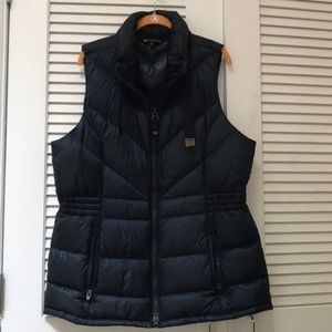 Athleta Navy Down Vest XL